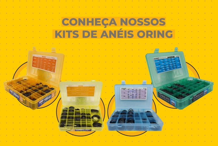 Kit de An&eacute;is O-Ring: Maletas e Kits Completo para Manuten&ccedil;&atilde;o Industrial