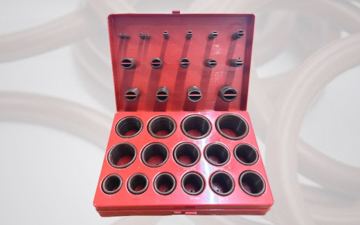 Kit de An&eacute;is SAE AS568 FKM 75 Marrom